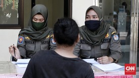 Hari Pertama Operasi Yustisi Masker Jaring 212 Orang