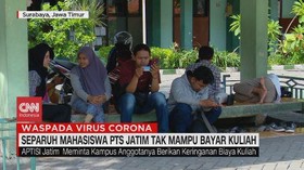 VIDEO: Separuh Mahasiswa PTS Jatim Tak Mampu Bayar Kuliah