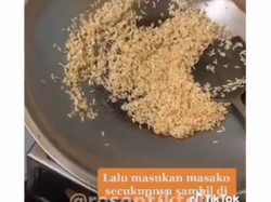 Bukan Nasi Goreng, Netizen di TikTok Ini Malah Bikin Beras Goreng!