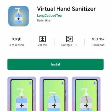 Geger Aplikasi Hand Sanitizer Virtual, Benar Berfungsi?