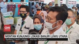 VIDEO: Mentan Kunjungi Lokasi Banjir Luwu Utara
