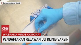 VIDEO: Pendaftaran Relawan Uji Klinis Vaksin