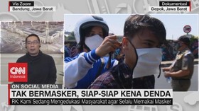 VIDEO: Tak Bermasker, Siap-Siap Kena Denda