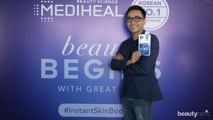 Sheet Mask Jadi Andalan MUA Bubah Alfian Sebelum Rias Wajah