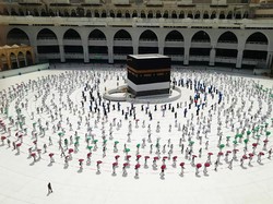 Jamaah Haji 2020 Mulai Pulang Usai Jalani Tawaf Wada di Mekkah