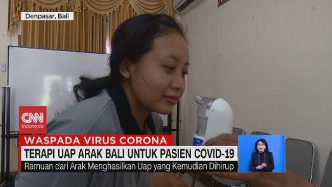 VIDEO Terapi Uap Arak Bali untuk Pasien Covid 19