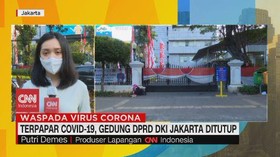 VIDEO: Terpapar Covid-19, Gedung DPRD DKI Jakarta Ditutup