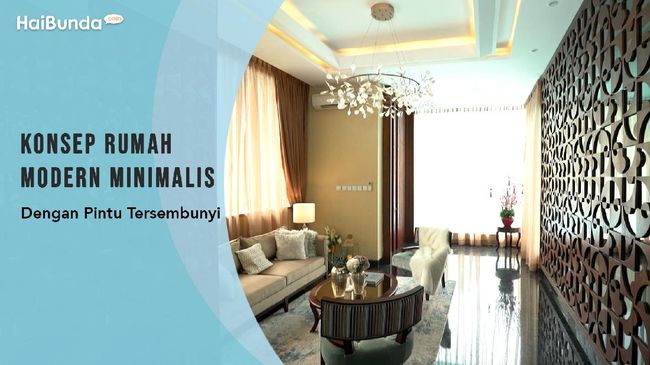  Konsep  Rumah  Modern Minimalis dengan Pintu Tersembunyi