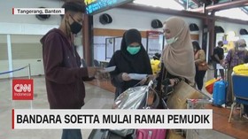 VIDEO: Jelang Iduladha, Bandara Soetta Mulai Ramai Pemudik