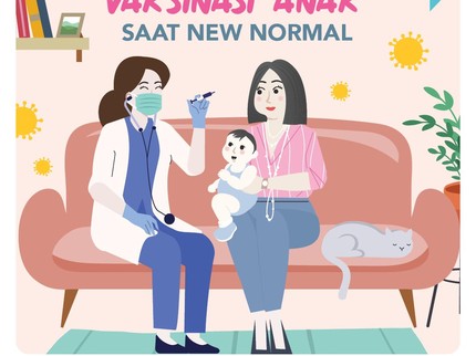 3 Tips Aman Vaksinasi Anak Saat New Normal