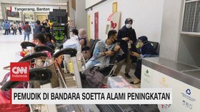 VIDEO: Pemudik di Bandara Soetta Alami Peningkatan