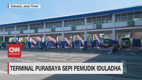 VIDEO: Terminal Purabaya Sepi Pemudik Iduladha