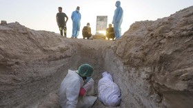 FOTO: Jasad Korban Covid-19 di Irak yang Tertolak