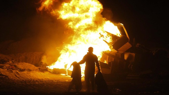 FOTO: Jasad Korban Covid-19 di Irak yang Tertolak