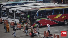 Organda Sambut Stiker Khusus Bus di Tengah Larangan Mudik