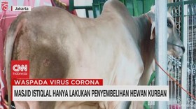 VIDEO: Masjid Istiqlal Tetap Gelar Penyembelihan Hewan Kurban