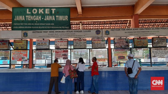 Tercatat 1.428 pemudik telah meninggalkan Jakarta melalui Terminal Kampung Rambutan sampai H-1 Hari Raya Iduladha.