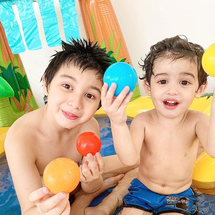 <p>Kakak Gio sering menghabiskan waktu bersama adiknya, Xaquil. Keduanya akrab banget lho. (Foto: Instagram @alessia89cestaro)</p>