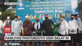 VIDEO: Fasilitas Photobooth Usai Salat Iduladha