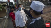 FOTO: Momen Salat Iduladha dengan Protokol Kesehatan Covid-19 Kementerian Kesehatan telah memberikan panduan protokol kesehatan Covid-19 untuk pelaksanan salat Iduladha 2020.