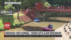 VIDEO: Memasuki New Normal, Taman Kota Alami Kerusakan