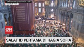 VIDEO: Salat Id Pertama di Hagia Sofia