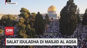 VIDEO: Salat Iduladha di Masjid Al-Aqsa