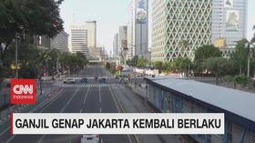 VIDEO: Ganjil Genap Jakarta Kembali Berlaku