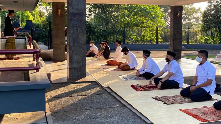 Presiden Jokowi gelar salat Idul Adha di Istana Bogor
