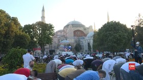 VIDEO: Salat Iduladha Pertama di Hagia Sophia