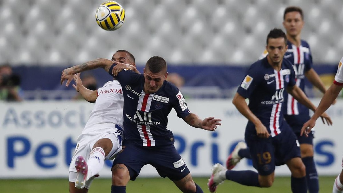 FOTO: Juara Piala Liga, PSG Sempurna di Perancis
