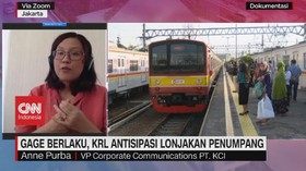 VIDEO: Gage Berlaku, KRL Antisipasi Lonjakan Penumpang