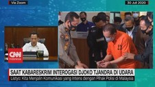 VIDEO: Saat Kabareskrim Interograsi Djoko Tjandra di Udara