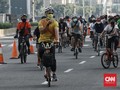 FOTO: Bundaran HI Tak Sepi di Masa PSBB Transisi