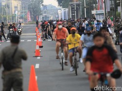 Pesepeda Masih Padati Jalan Sudirman-Thamrin dan Bundaran HI