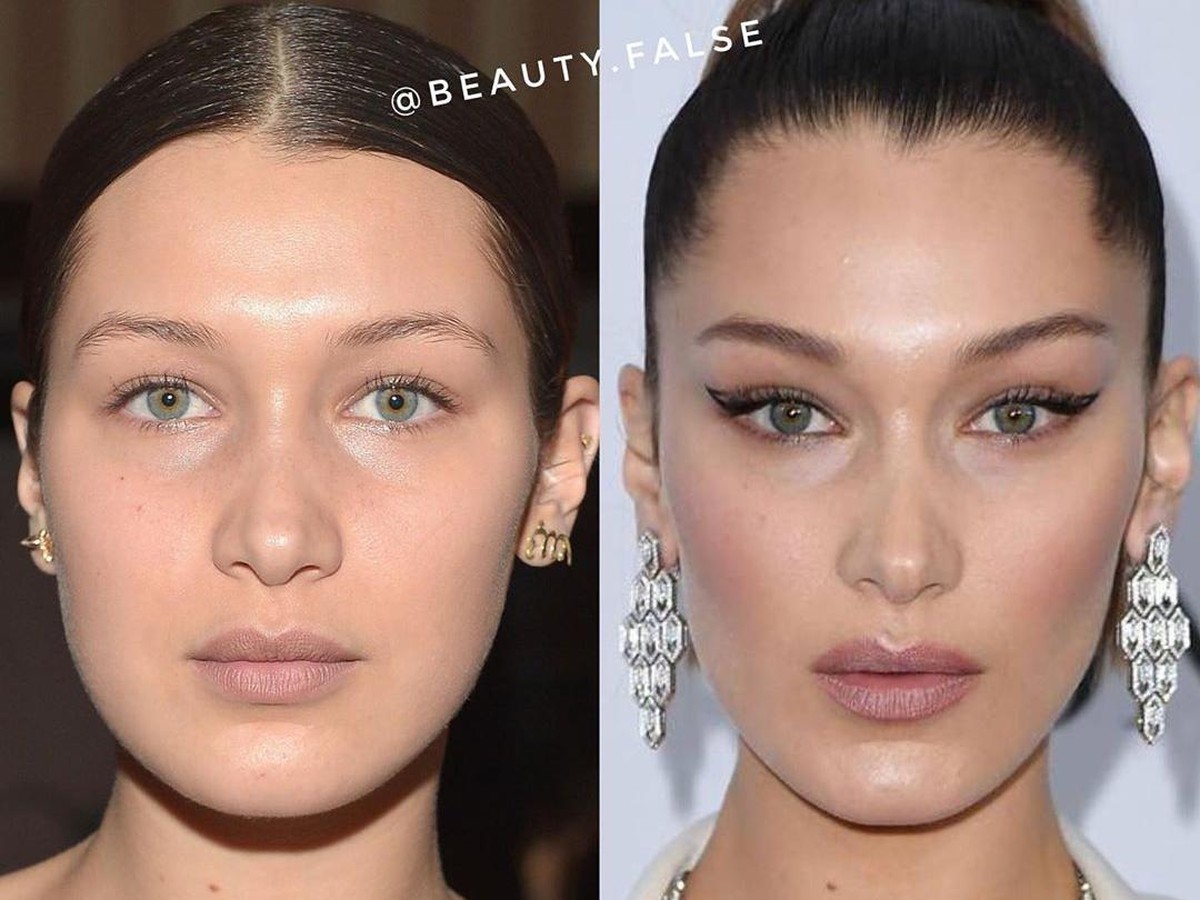 Wajah selebriti dunia tanpa editan