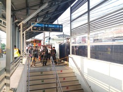 Pelaku Vandalisme di Stasiun Bojong Gede Bogor Ditelusuri Lewat CCTV