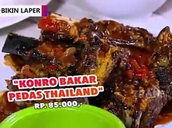 Bikin Laper! Ngiler Makan Konro Bakar dan Ikan Baronang Mantap