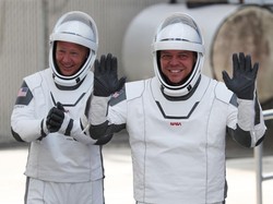 2 Astronot Misi Historis SpaceX-NASA Telah Mendarat di Bumi
