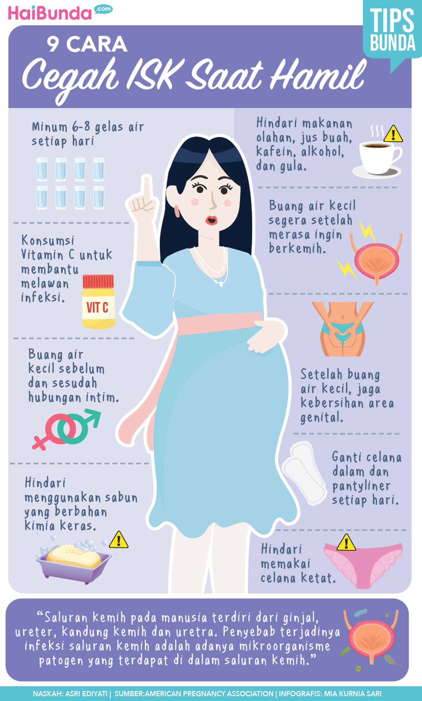 Infografis Cegah ISK saat Hamil Infografis Cegah ISK saat Hamil