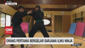 VIDEO: Orang Pertama Bergelar Sarjana Ilmu Ninja