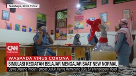 VIDEO: Simulasi Kegiatan Belajar Mengajar Saat New Normal
