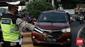 Dishub DKI: 1.195 Kendaraan Langgar Ganjil Genap Hari Pertama