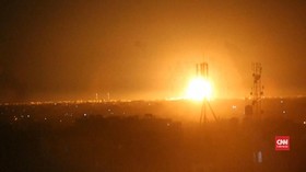 VIDEO: Balas Serangan, Israel Tembakkan Roket ke Gaza