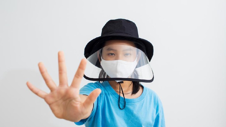 Face shield anak