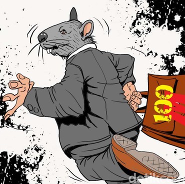 Aksi 4 Koruptor yang Mendadak 'Lemah' Saat Pakai Rompi Oranye, Pura-pura Merangkak