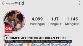 VIDEO: Drummer Jerinx Dilaporkan IDI Bali ke Polisi