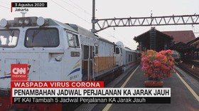 VIDEO: PT KAI Tambah Jadwal Perjalanan Kereta Api Jarak Jauh