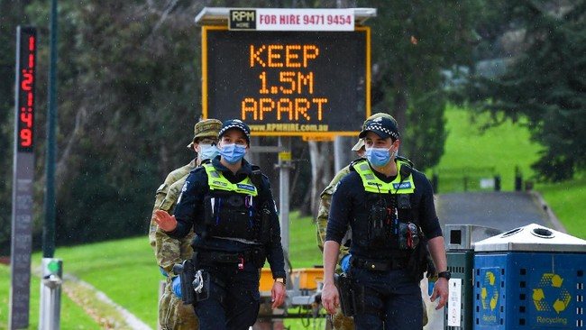 Kota Melbourne, Australia, akan menjalankan lockdown selama lima hari, di tengah penyelenggaraan turnamen Australia Terbuka.