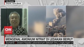 VIDEO: Mengenal Amonium Nitrat di Ledakan Beirut